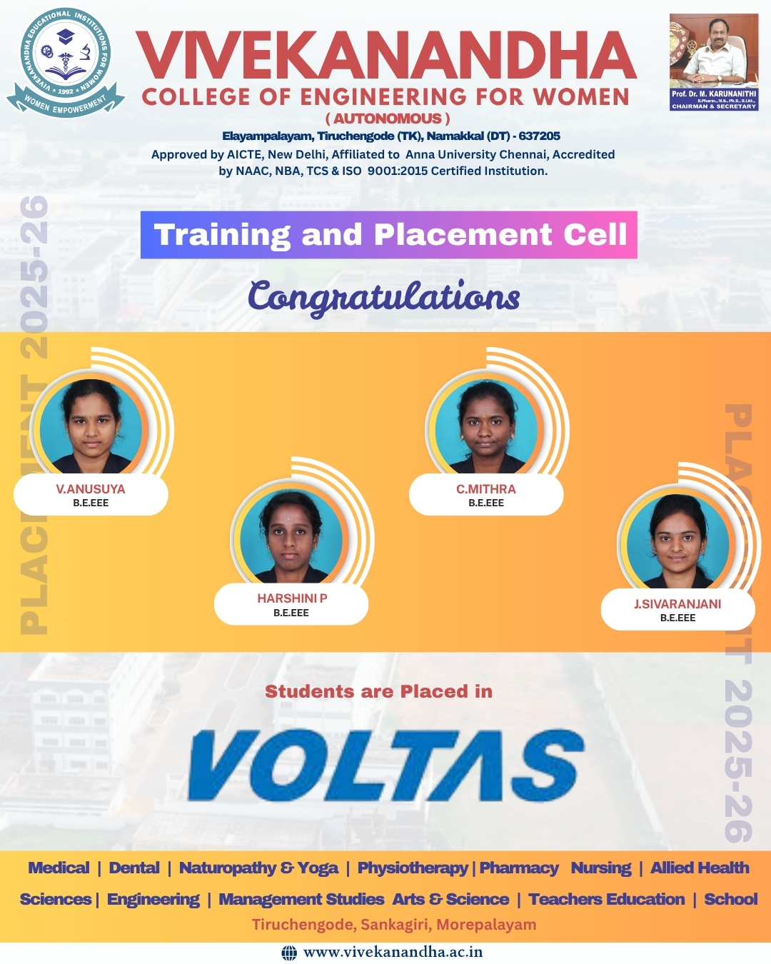 VEI Placements