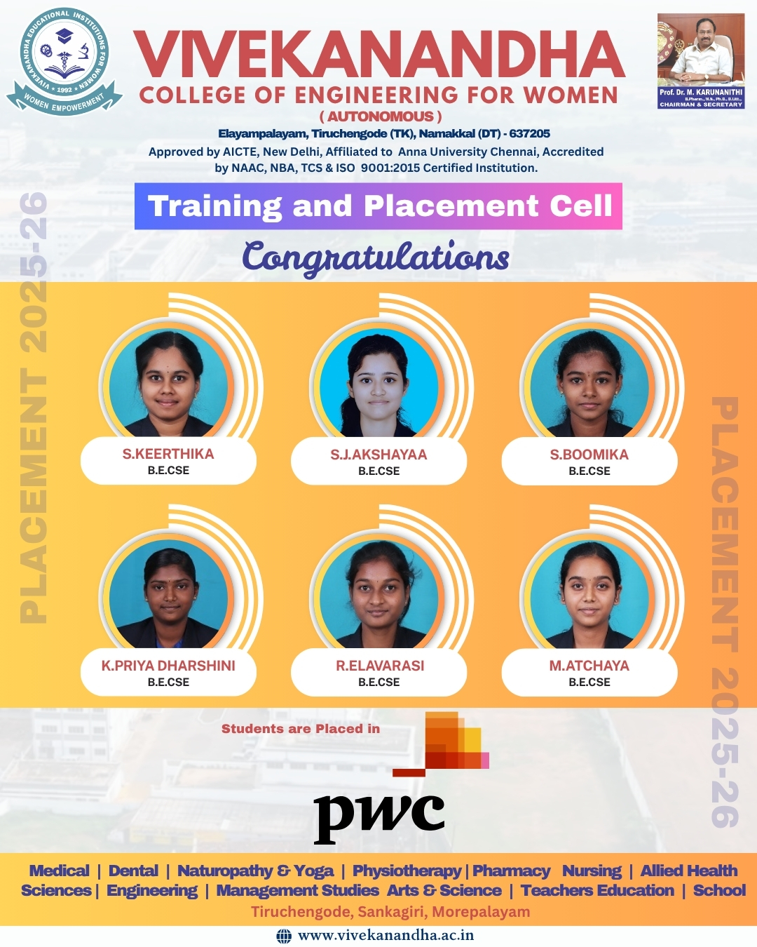 VEI Placements