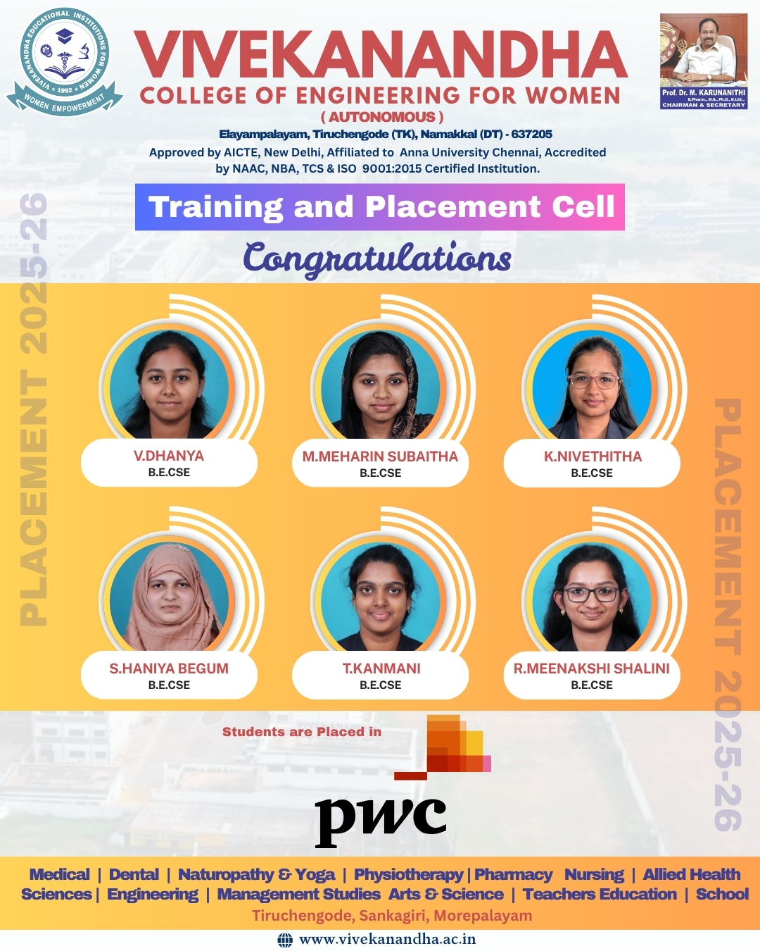 VEI Placements