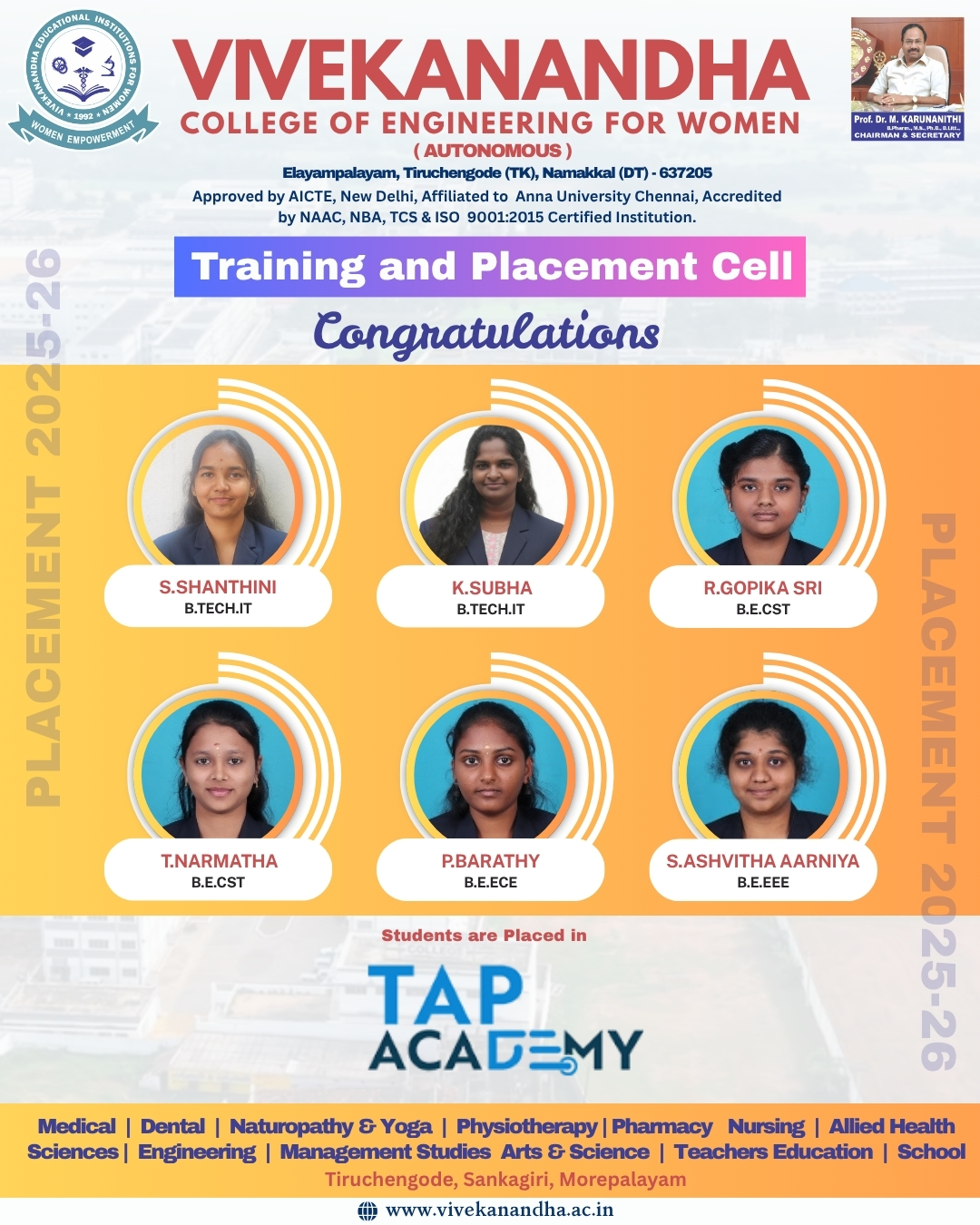 VEI Placements
