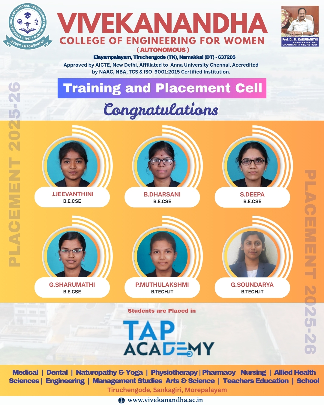 VEI Placements