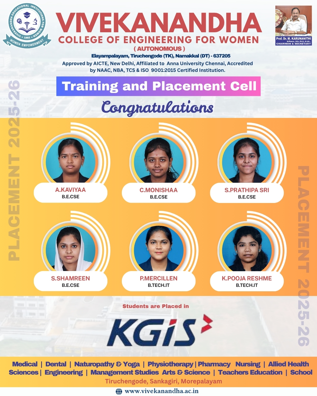 VEI Placements