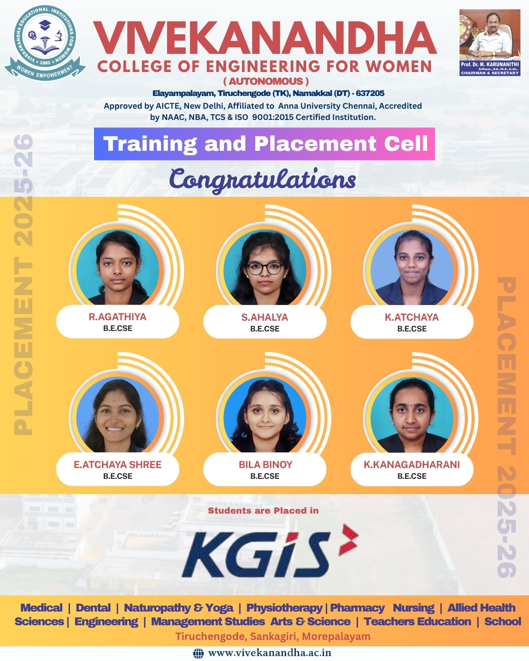 VEI Placements