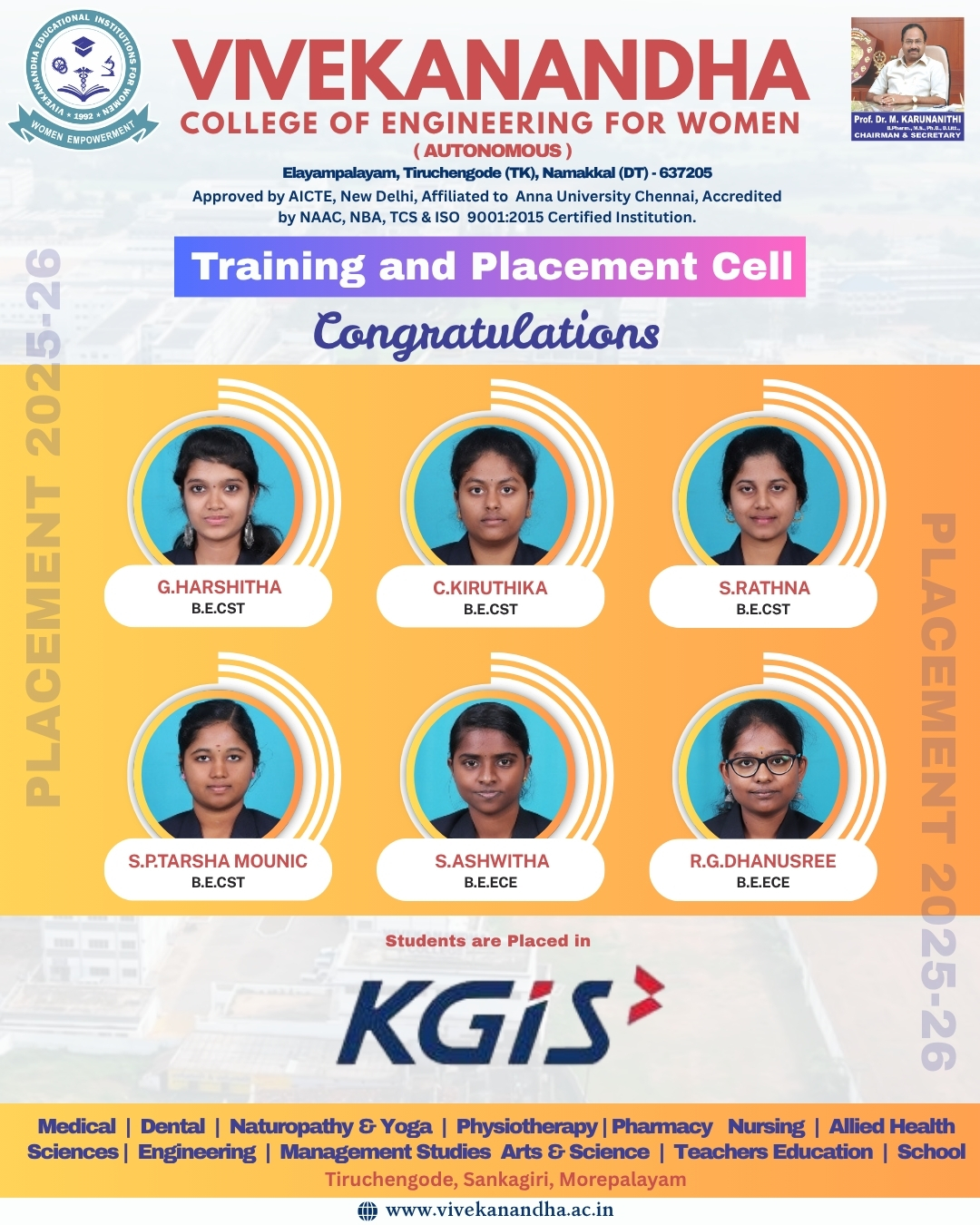 VEI Placements