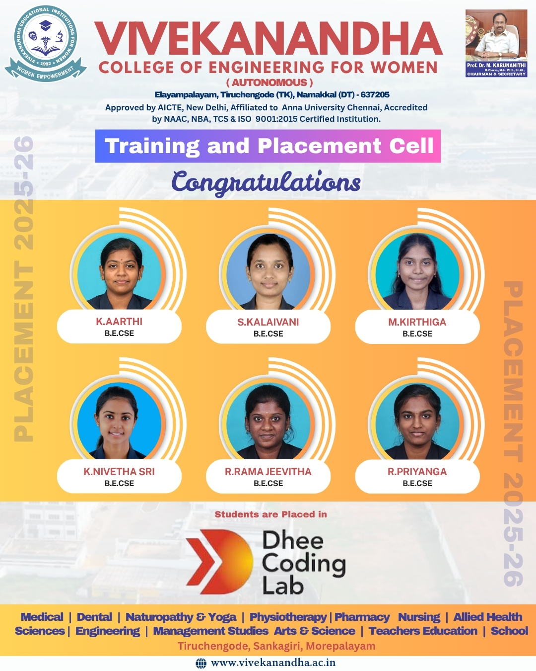 VEI Placements