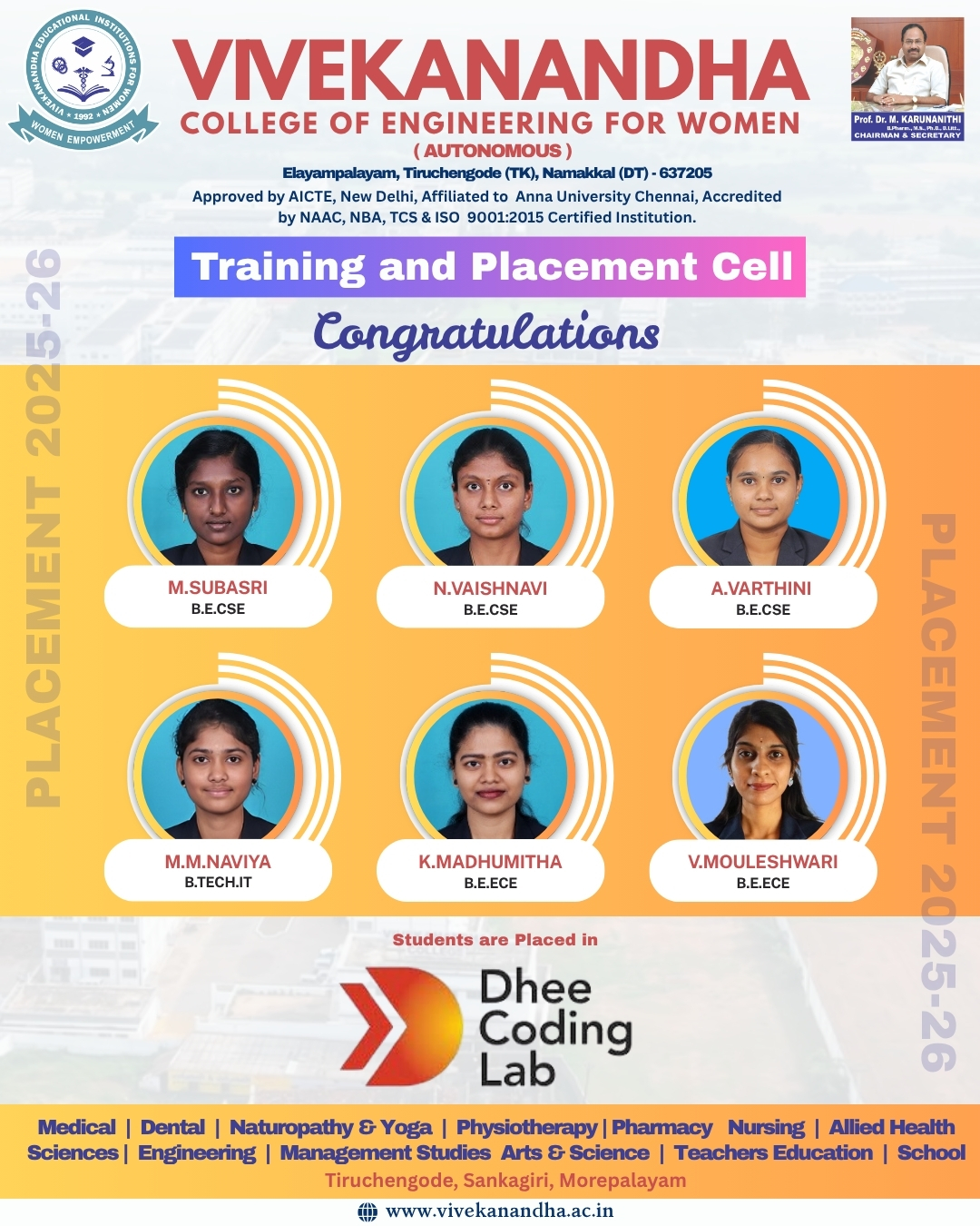 VEI Placements